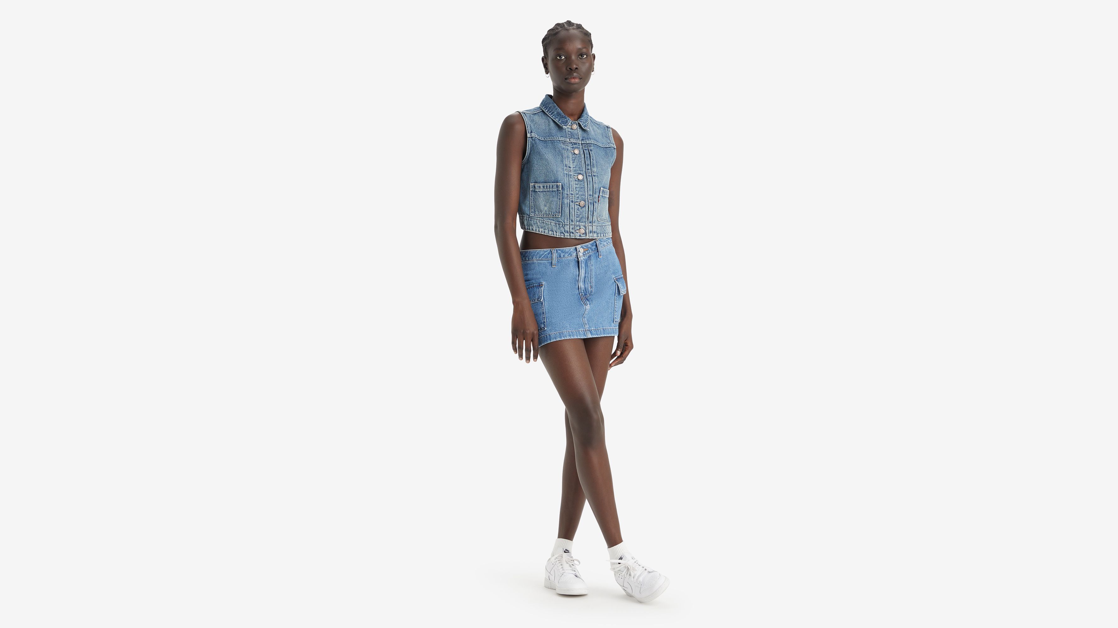 94 Cargo Mini Skirt sold by Levi's