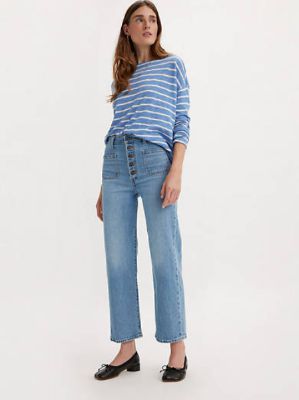 Ribcage Straight Patch Pocket Women's Jeans sold by Levi's