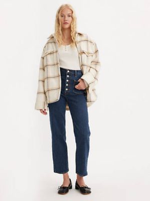 Ribcage Straight Patch Pocket Women's Jeans sold by Levi's