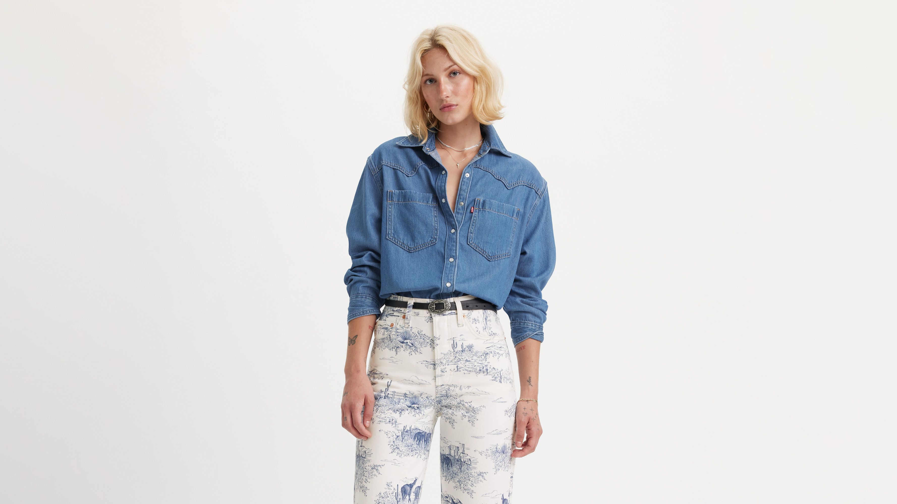Teodora Western Shirt sold by Levi's product image thumbnail 2