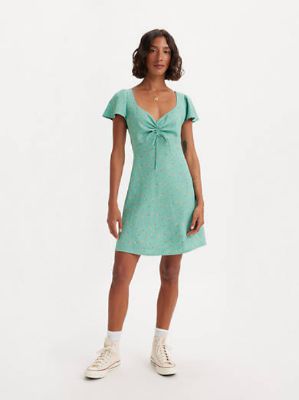 Skylar Flutter Sleeve Dress made by Levi's