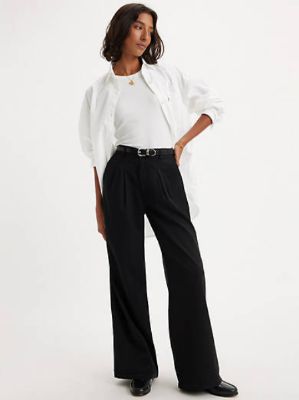 Pleated Wide Leg Women's Trouser Pants sold by Levi's