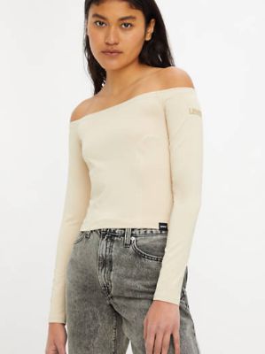 Lexie Long Sleeve Bardot Top sold by Levi's