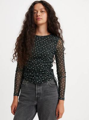 Jewel Mesh Top sold by Levi's