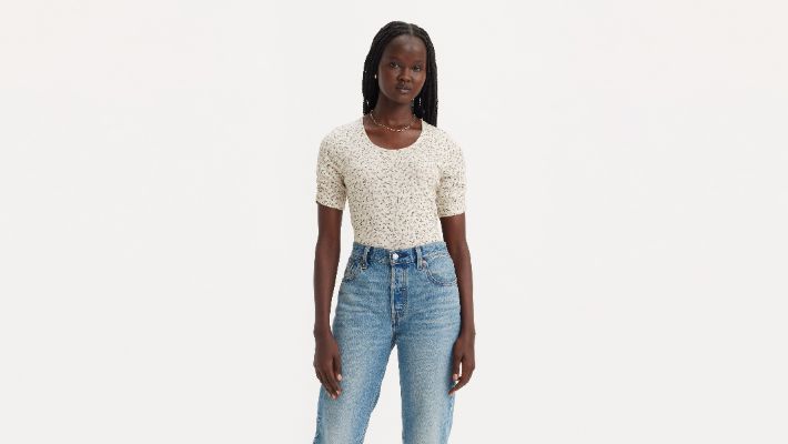Infinity Short Sleeve Ballet Top sold by Levi's