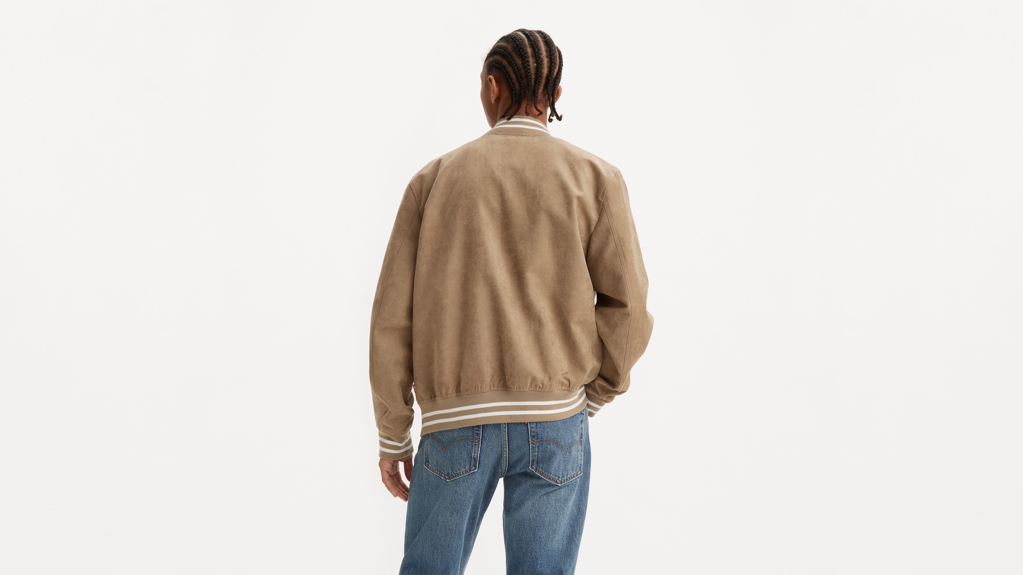 Faux Suede Varsity Jacket sold by Levi's product image thumbnail 2