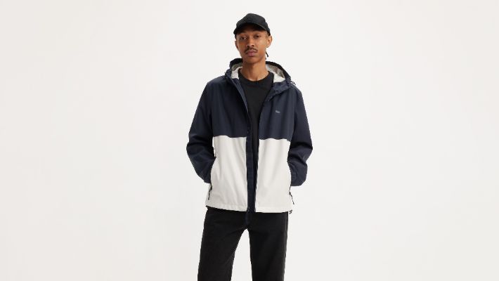 Hooded Rain Windbreaker Jacket sold by Levi's