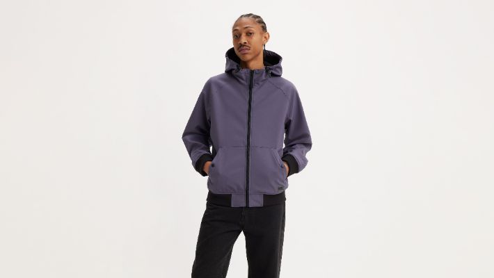 Soft Shell Hoodie Bomber Jacket sold by Levi's