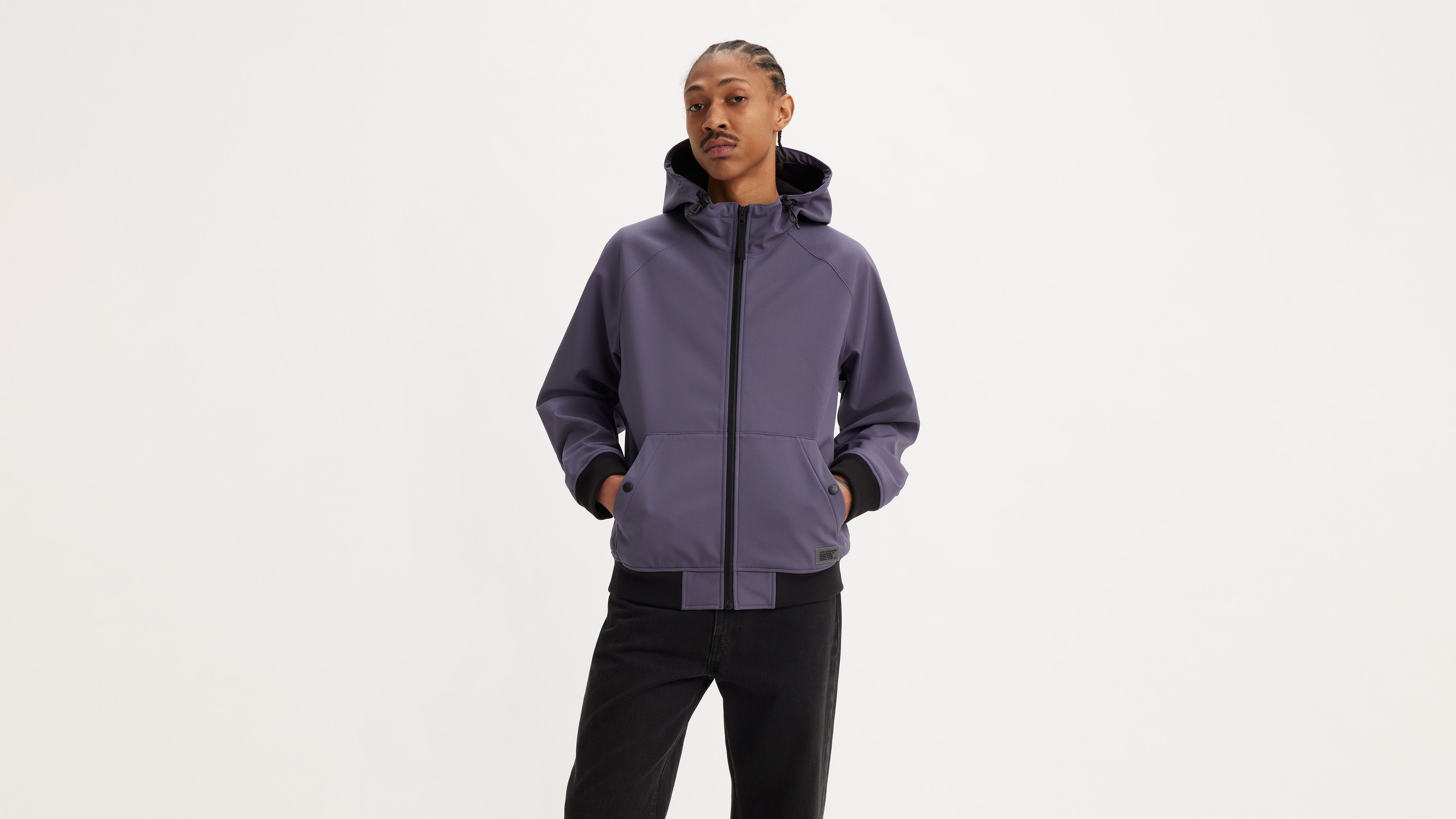 Soft Shell Hoodie Bomber Jacket sold by Levi's