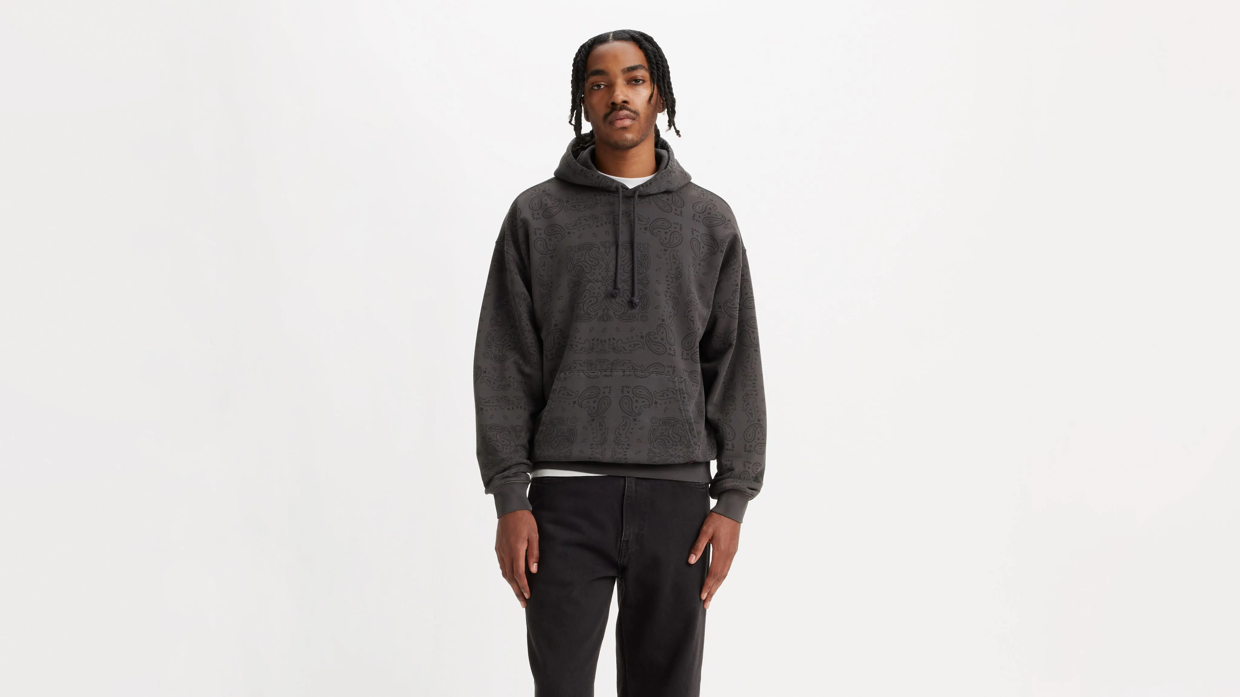 Relaxed Overdyed Hoodie Sweatshirt sold by Levi's product image thumbnail 2