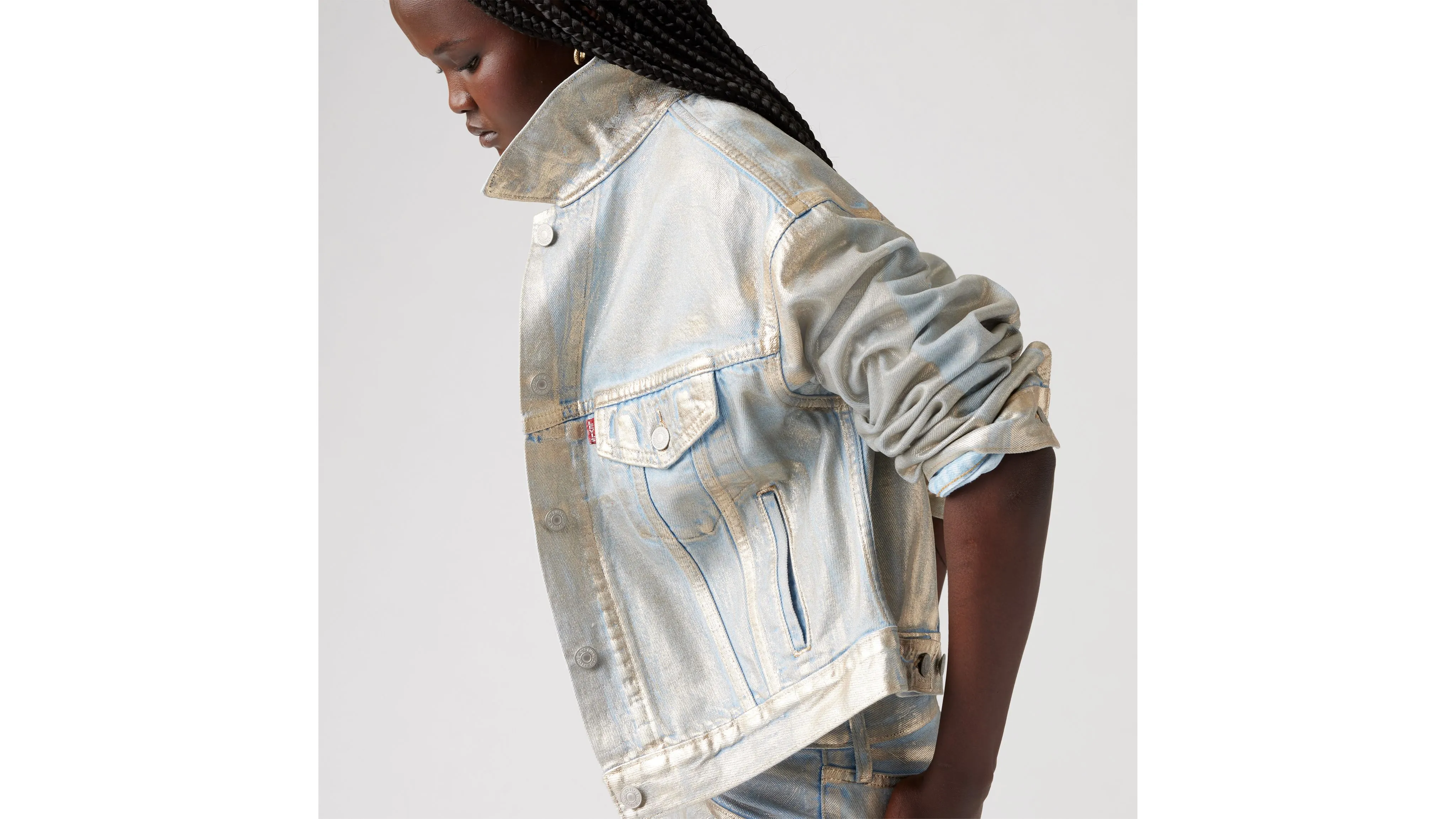 Shrunken '90s Trucker Jacket sold by Levi's product image thumbnail 4