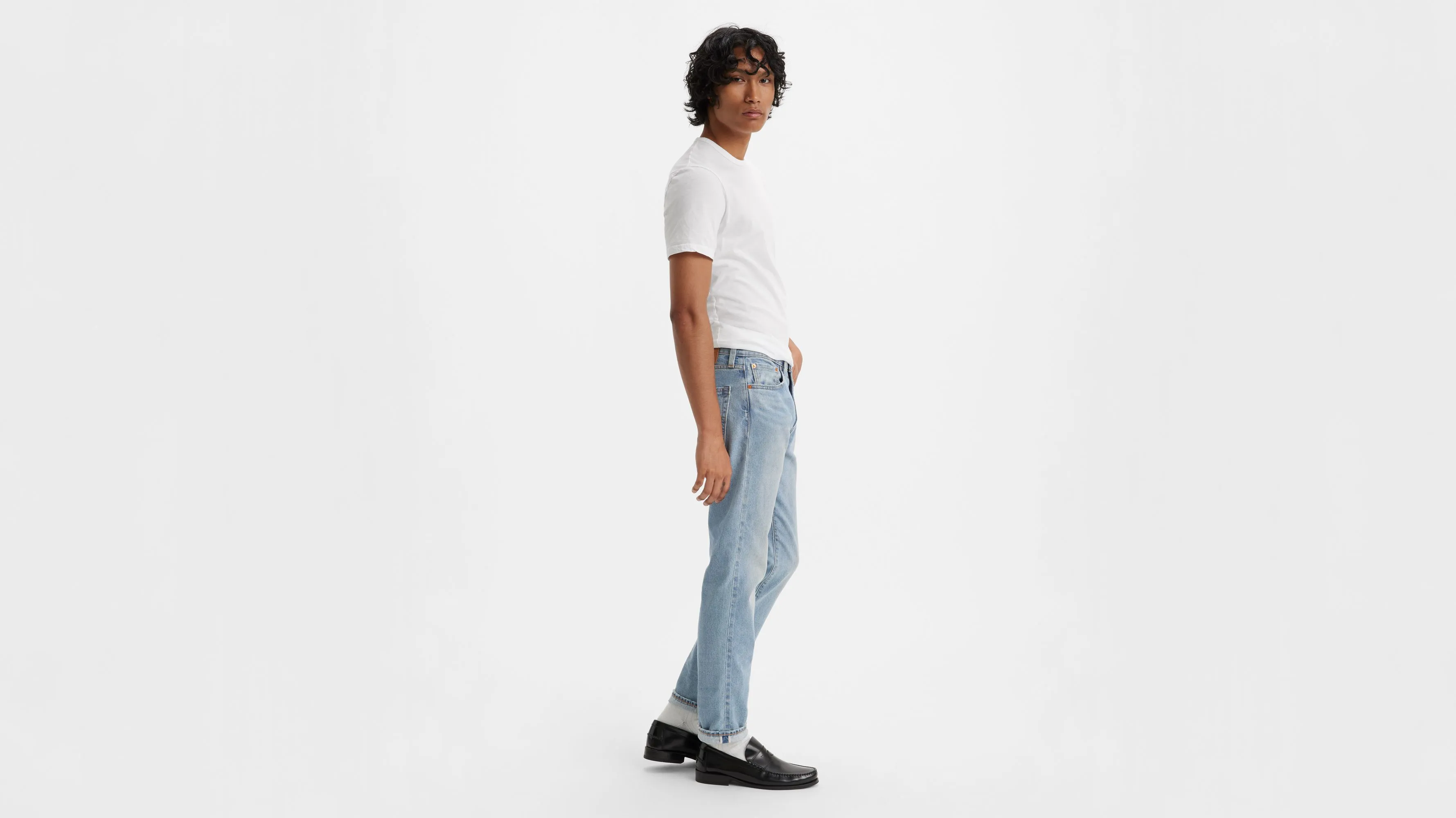 502™ Taper Fit Selvedge Men's Jeans sold by Levi's product image thumbnail 4