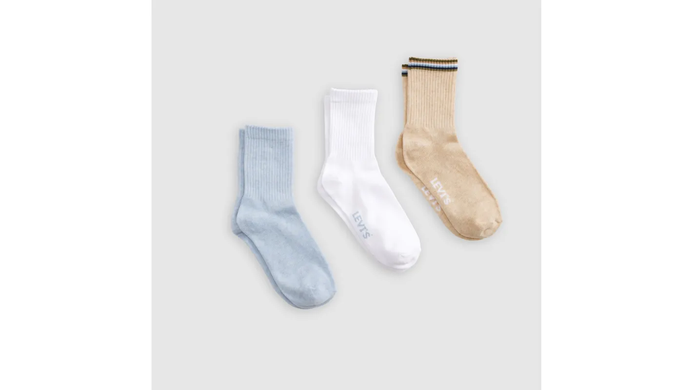 Arched Headline Logo Short Cut Socks sold by Levi's