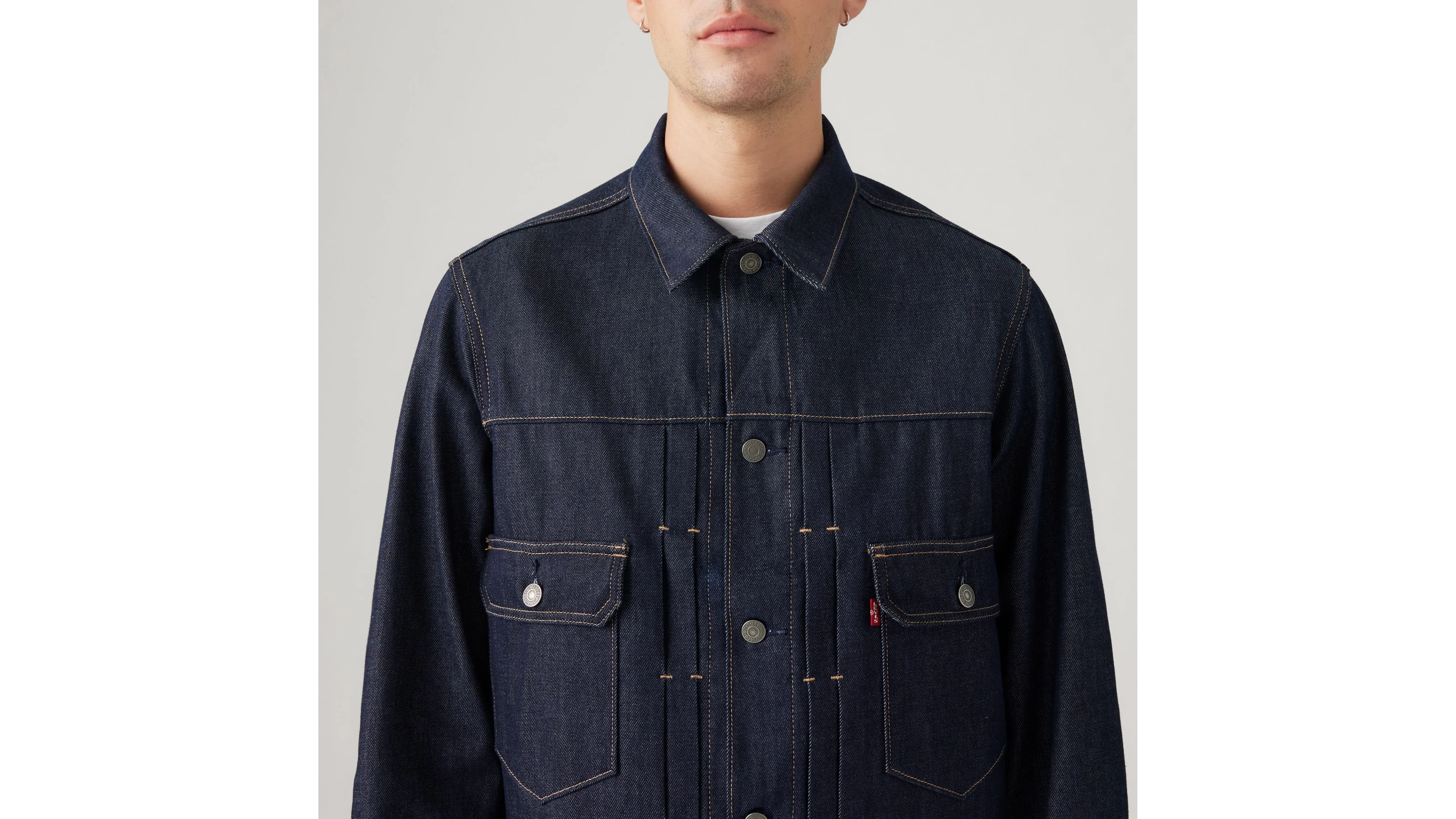 Levi's® WellThread® Men's Type II Trucker Jacket sold by Levi's product image thumbnail 4