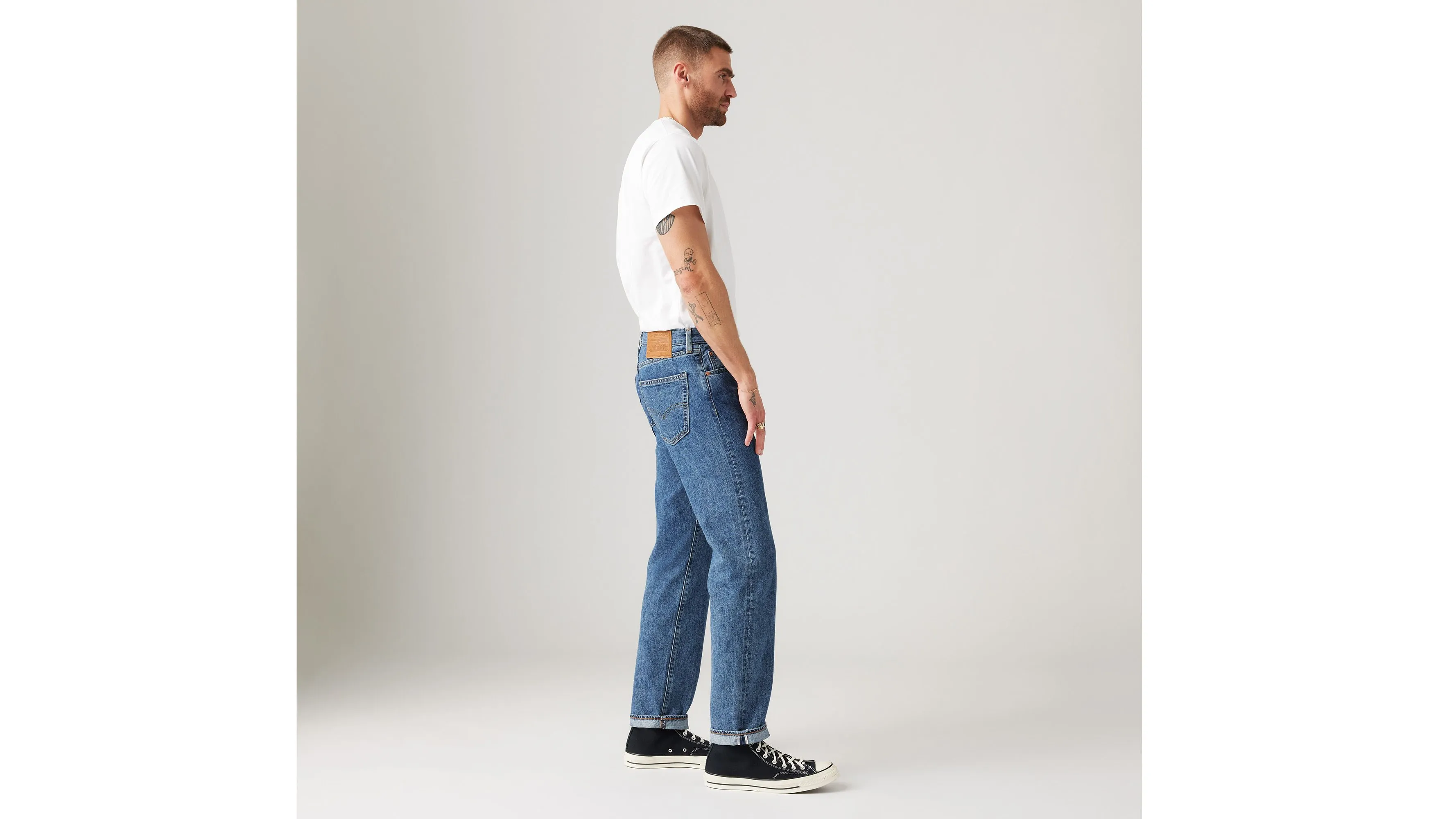 Levi's 505 Regular Fit Selvedge Men's Jeans 28x30 sold by Levi's product image thumbnail 4