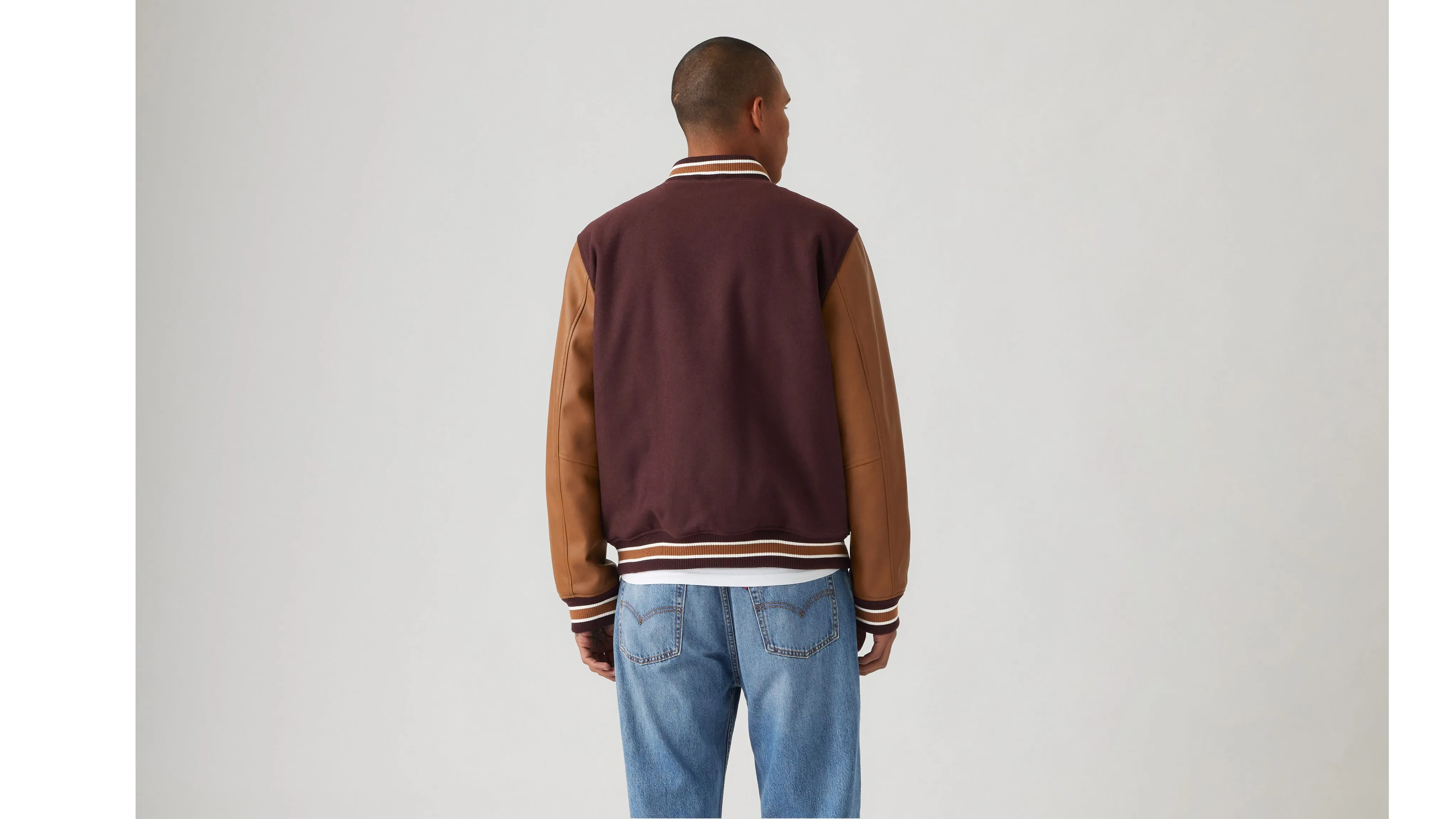 Mixed Media Varsity Jacket sold by Levi's product image thumbnail 3