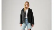 Longline Faux Leather Moto Jacket sold by Levi's