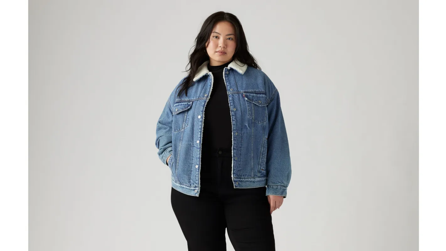 '90s Sherpa Trucker Jacket (Plus Size) sold by Levi's
