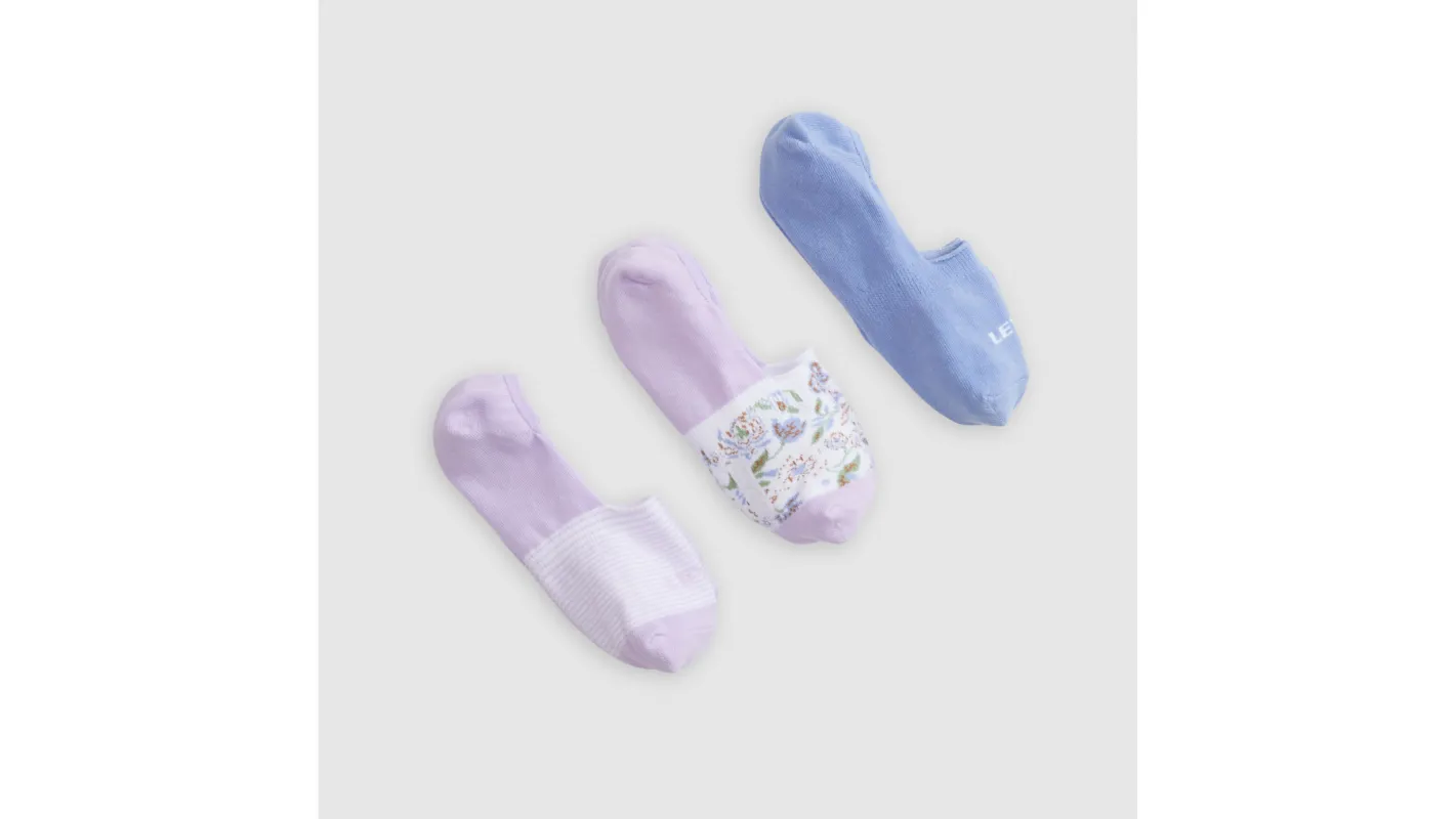 Tapestry Floral No Show Socks sold by Levi's