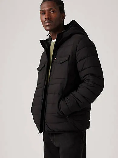 Hooded 2 Chest Pocket Puffer Jacket sold by Levi's