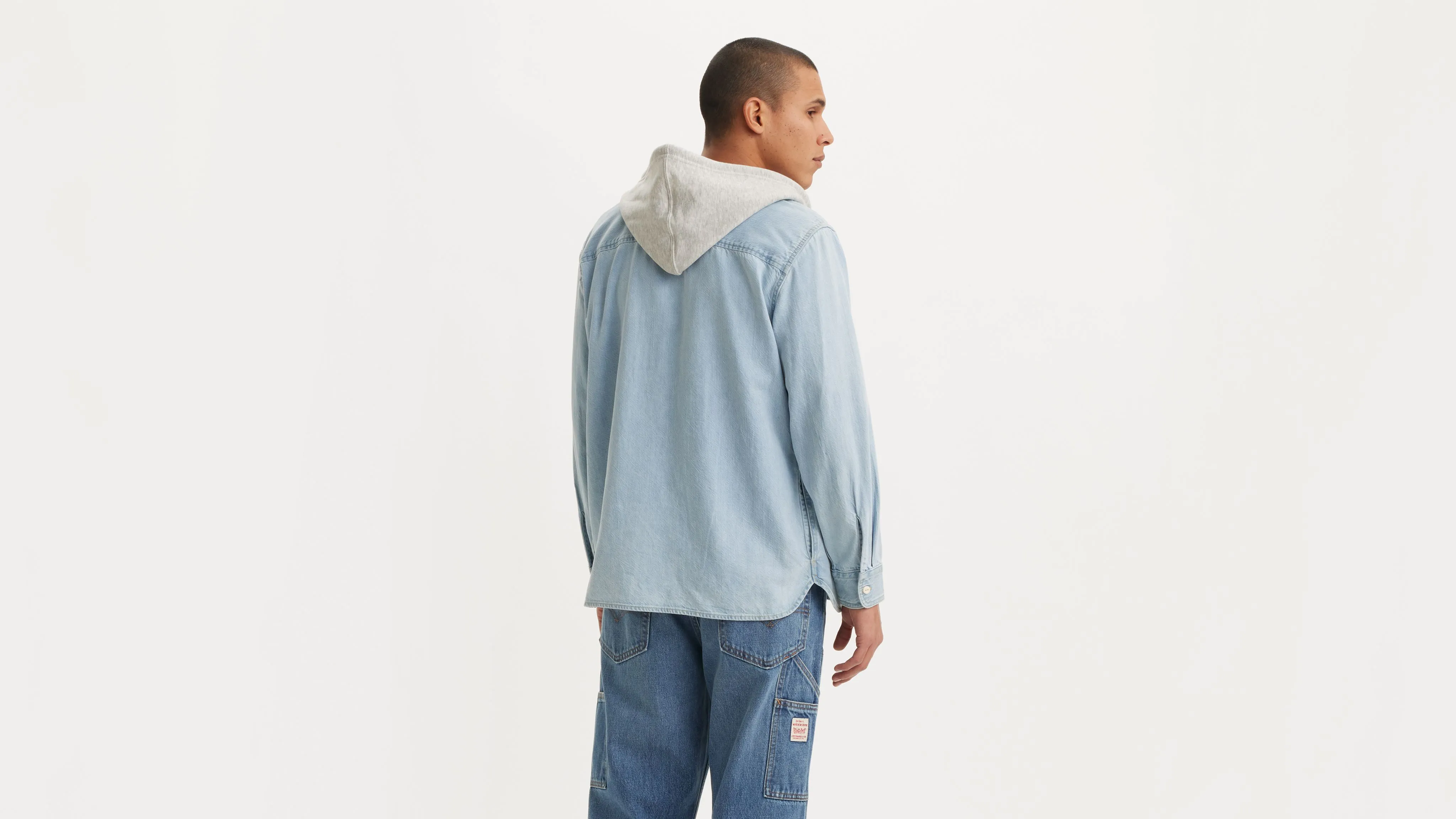 Hooded Classic Worker Shirt sold by Levi's product image thumbnail 2
