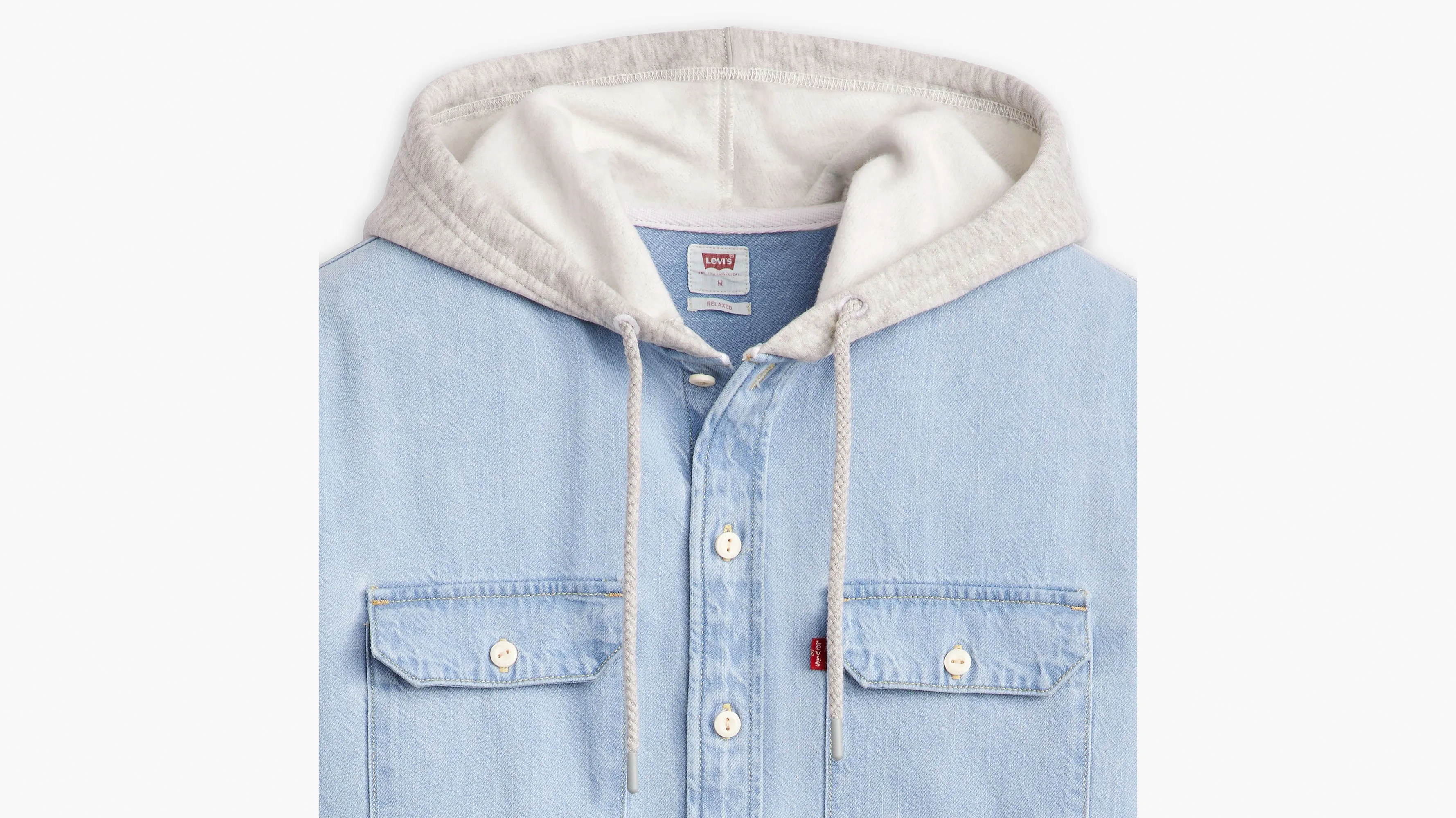 Hooded Classic Worker Shirt sold by Levi's product image thumbnail 4