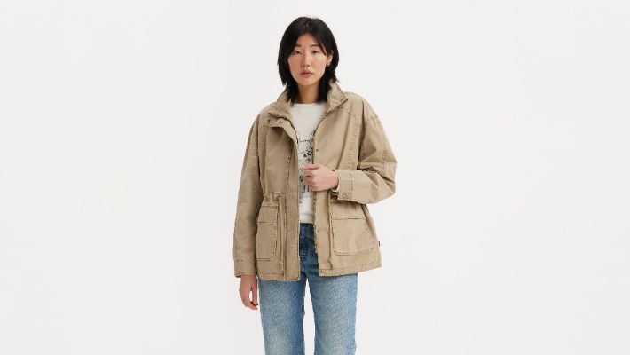 Stand Up Collar Military Jacket sold by Levi's