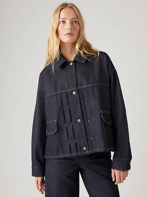Levi's® WellThread® Women's Iris Relaxed Type II Trucker Jacket made by Levi's