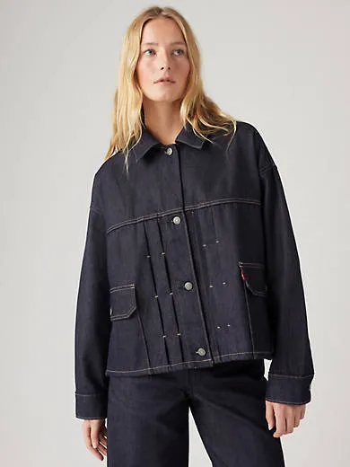 Levi's® WellThread® Women's Iris Relaxed Type II Trucker Jacket sold by Levi's