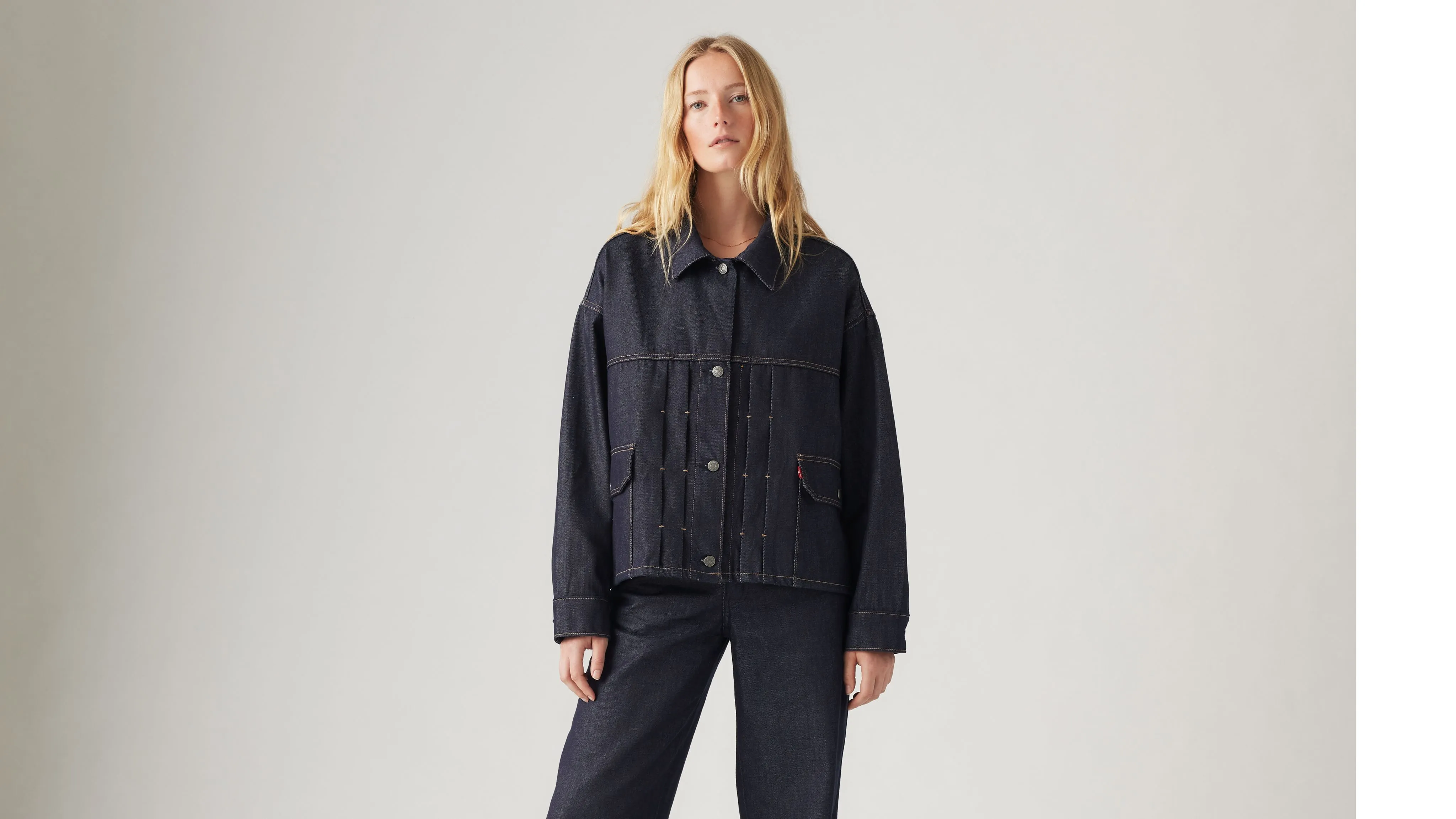 Levi's® WellThread® Women's Iris Relaxed Type II Trucker Jacket sold by Levi's product image thumbnail 2