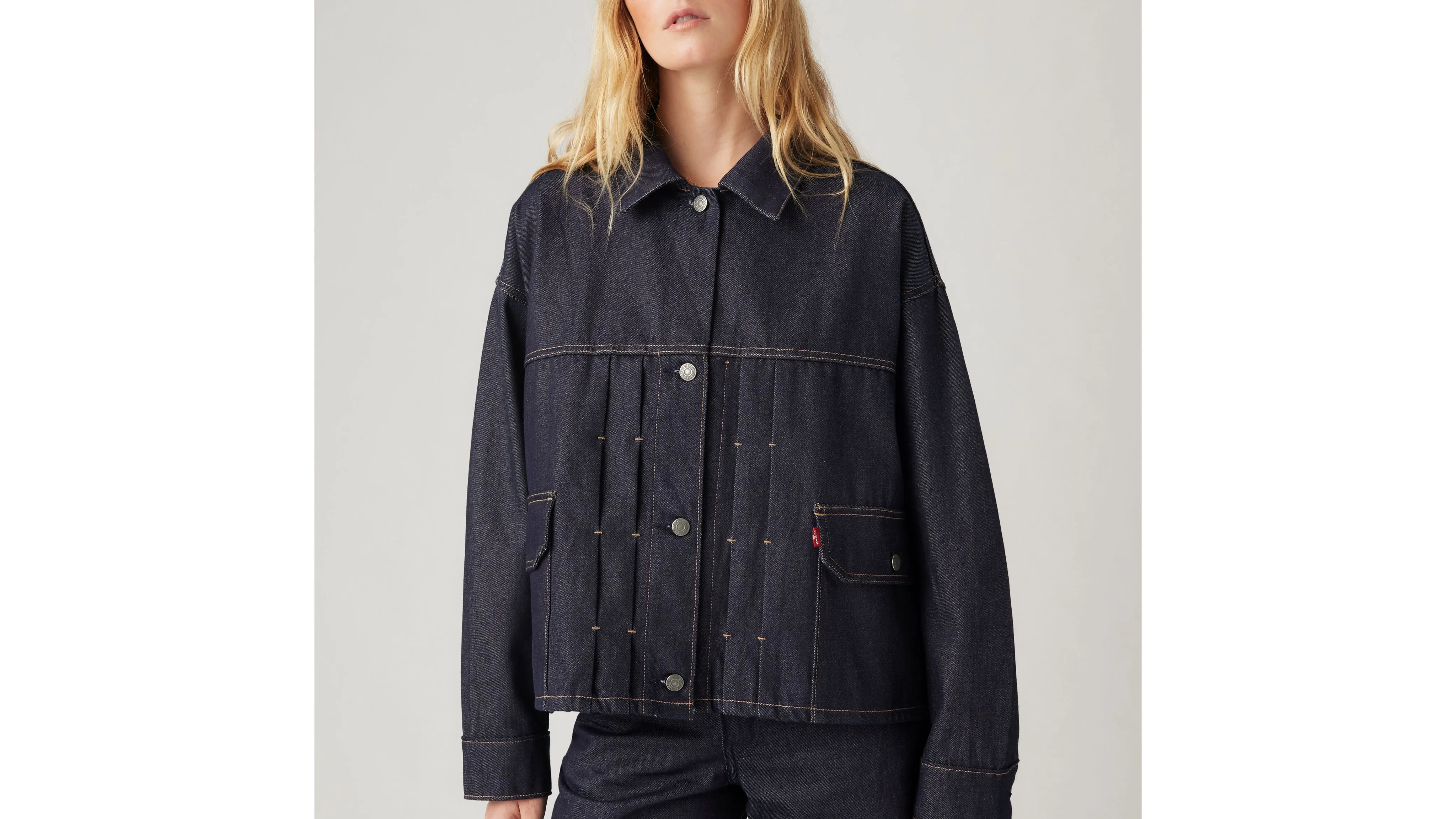 Levi's® WellThread® Women's Iris Relaxed Type II Trucker Jacket sold by Levi's product image thumbnail 4