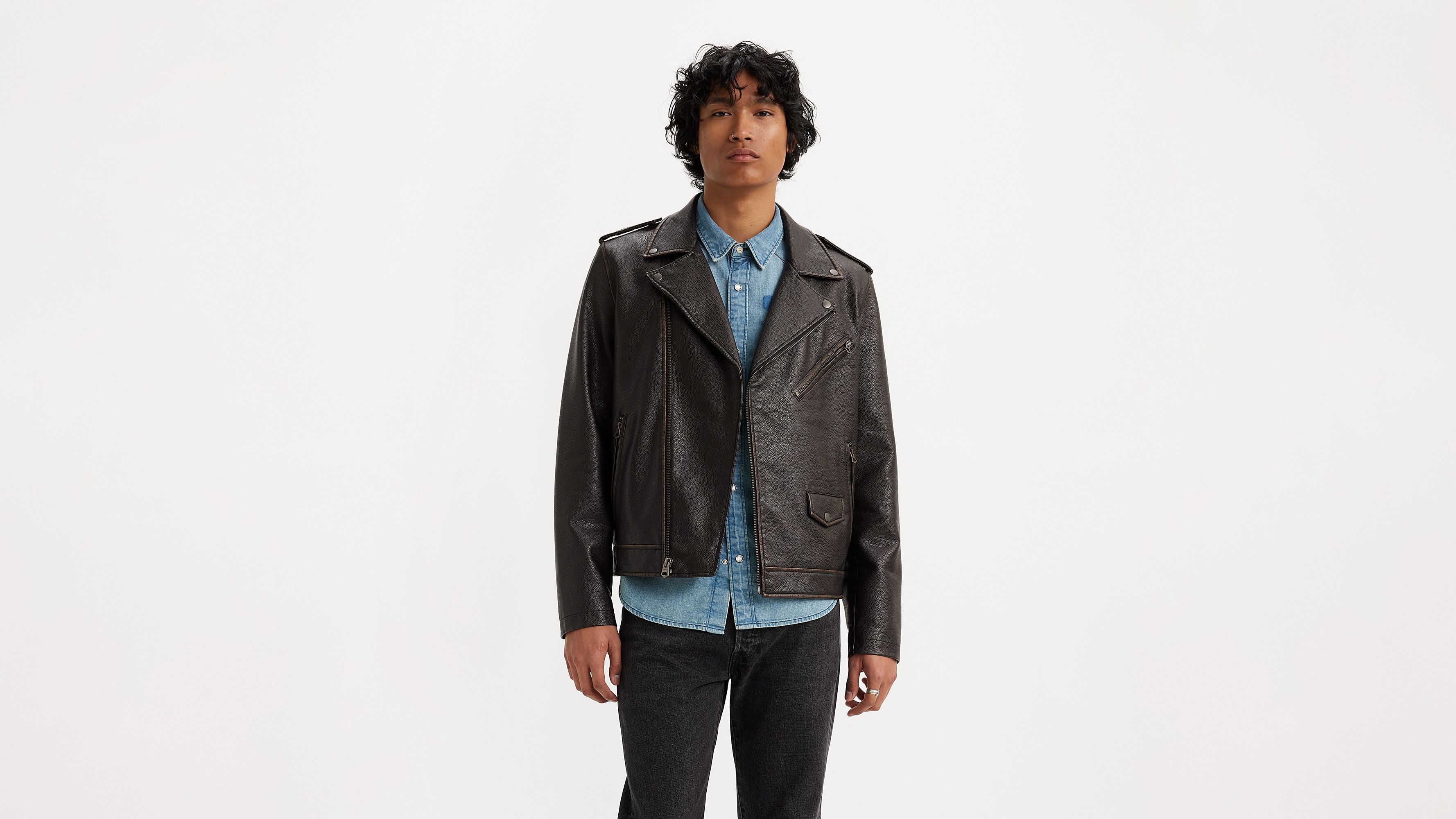 Faux Leather Moto Jacket sold by Levi's