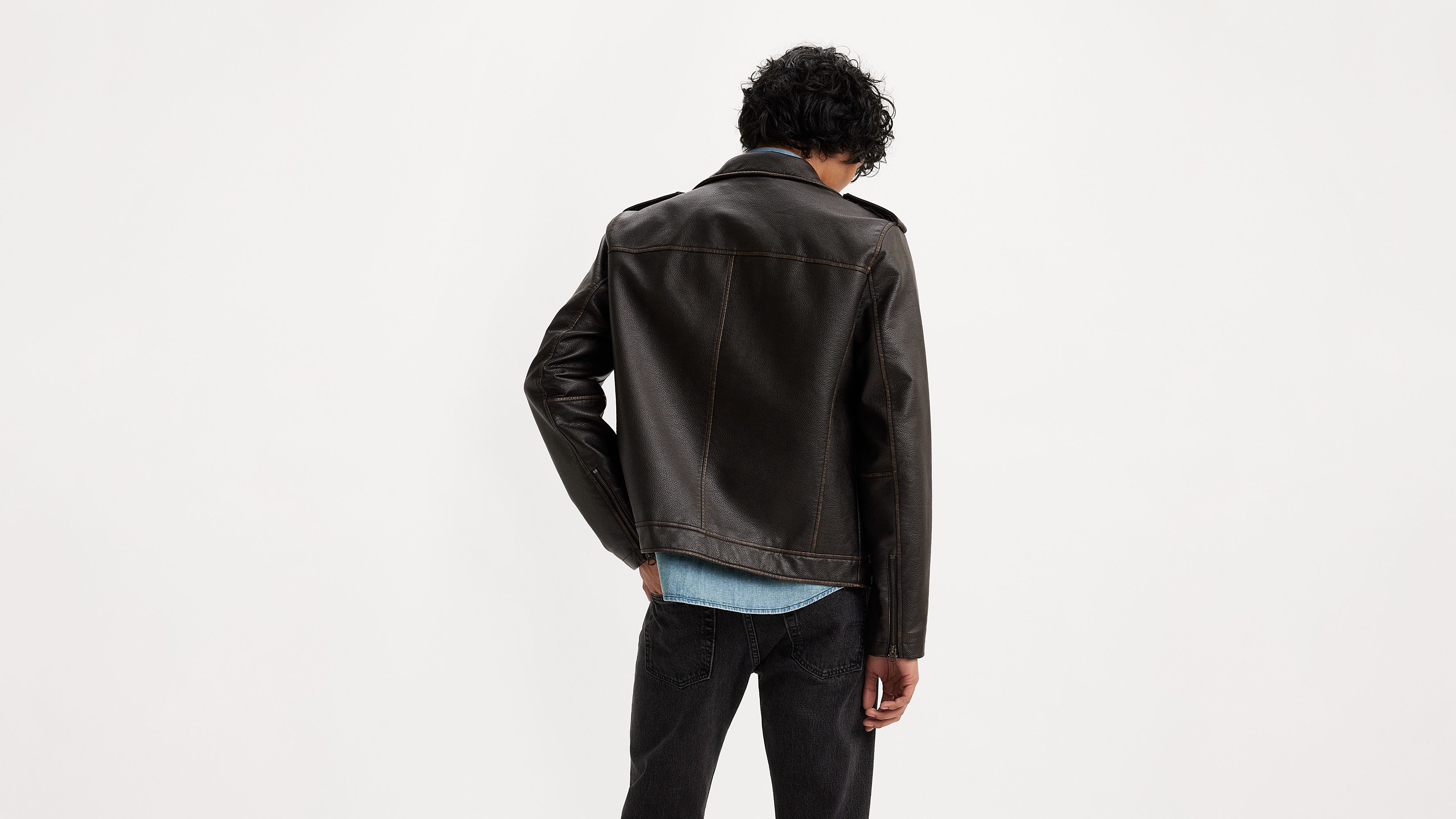 Faux Leather Moto Jacket sold by Levi's product image thumbnail 2