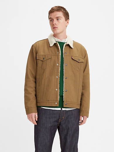 Canvas Type III Sherpa Trucker Jacket sold by Levi's