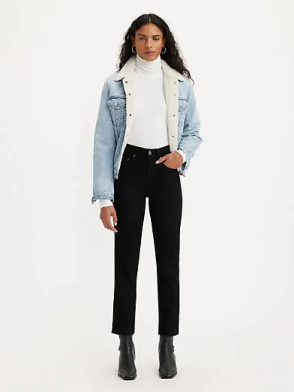 724 High Rise Slim Straight Cropped Women's Jeans sold by Levi's