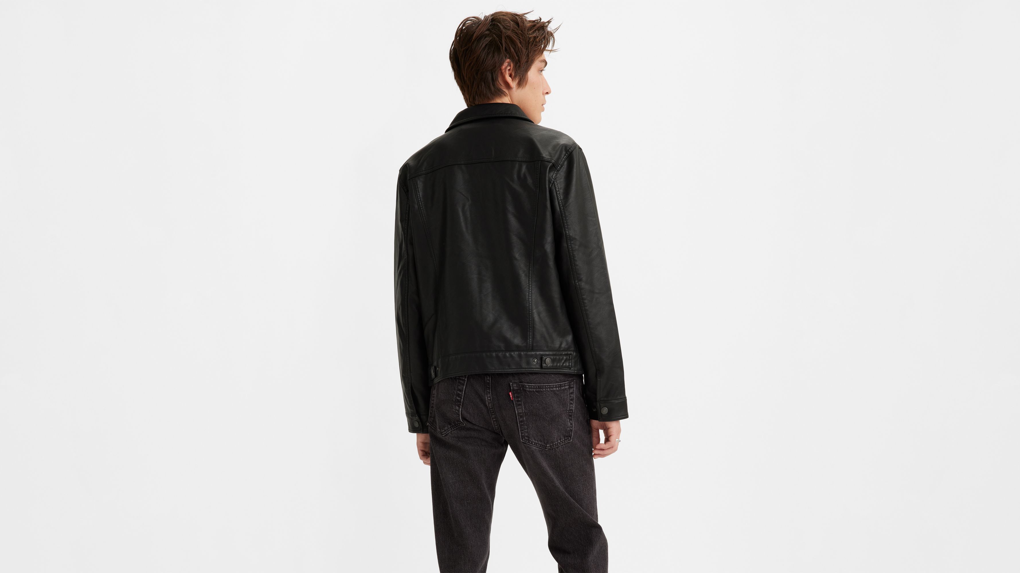 Faux Leather Trucker Jacket sold by Levi's product image thumbnail 2