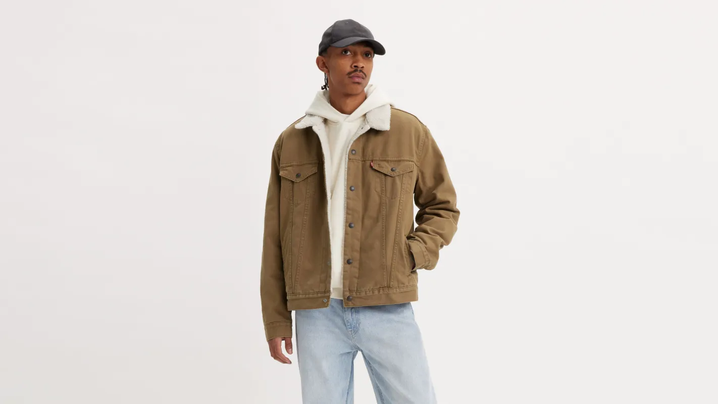 Canvas Sherpa Trucker Jacket sold by Levi's