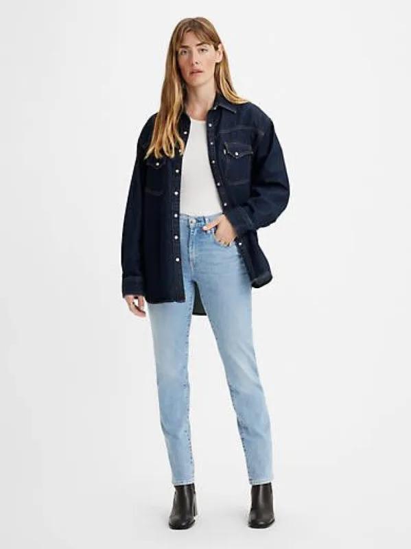 724 High Rise Slim Straight Women's Jeans made by Levi's