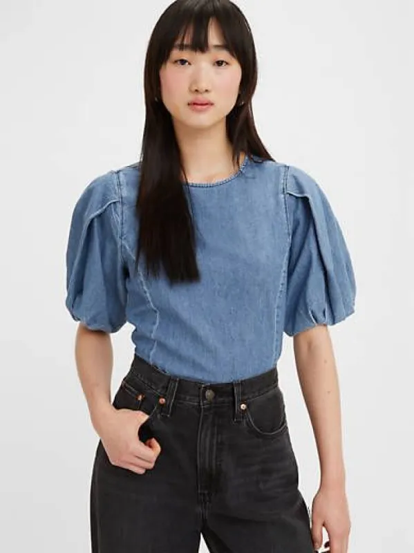 Zaida Sculptural Blouse sold by Levi's