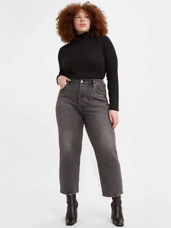 Ribcage Straight Ankle Women's Jeans (Plus Size) sold by Levi's