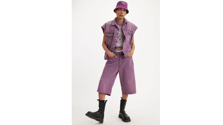 Levi's® Pride Baggy Extra Long Shorts sold by Levi's