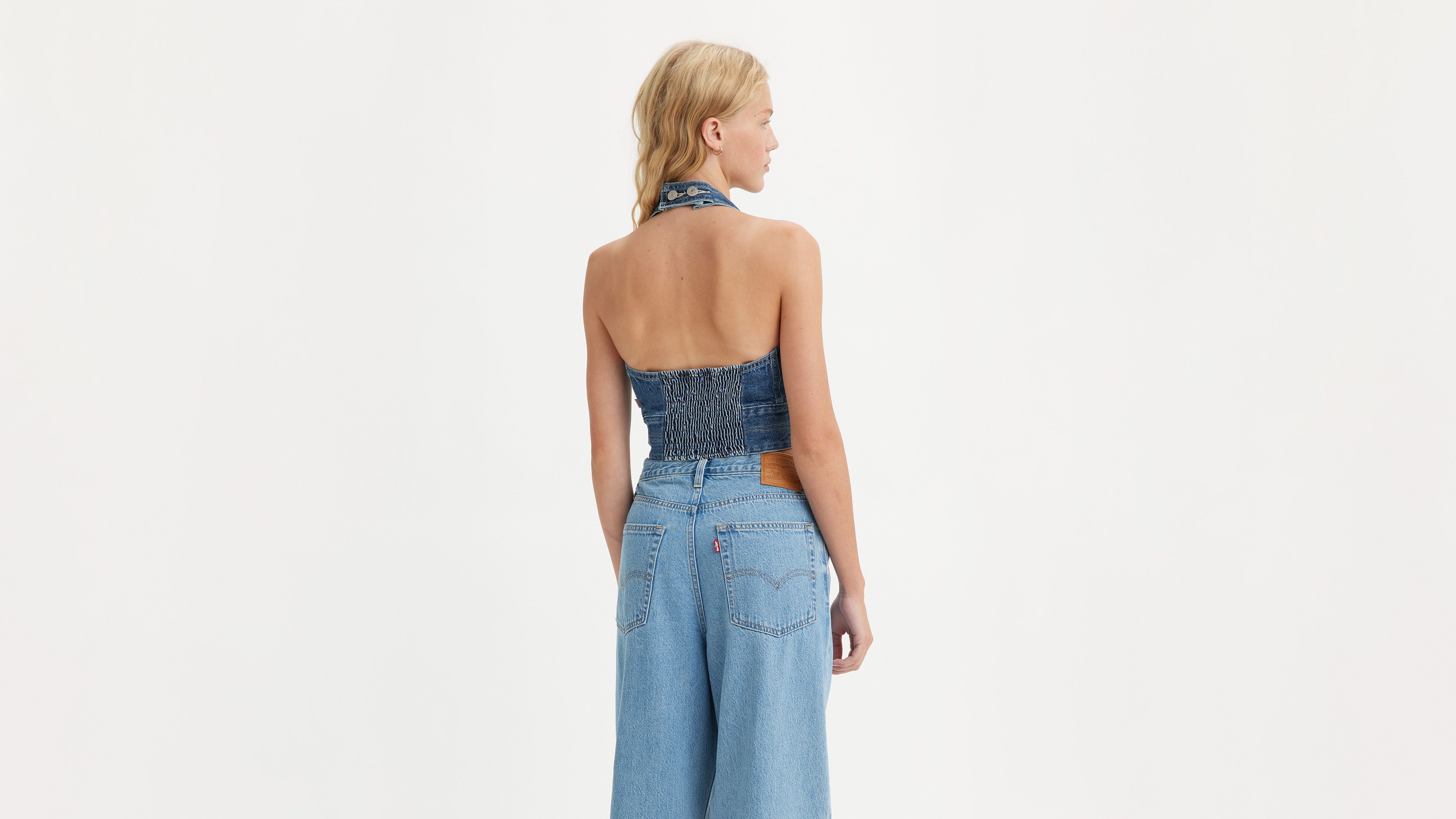 Levi's® Daisy Denim Halter Top sold by Levi's product image thumbnail 3