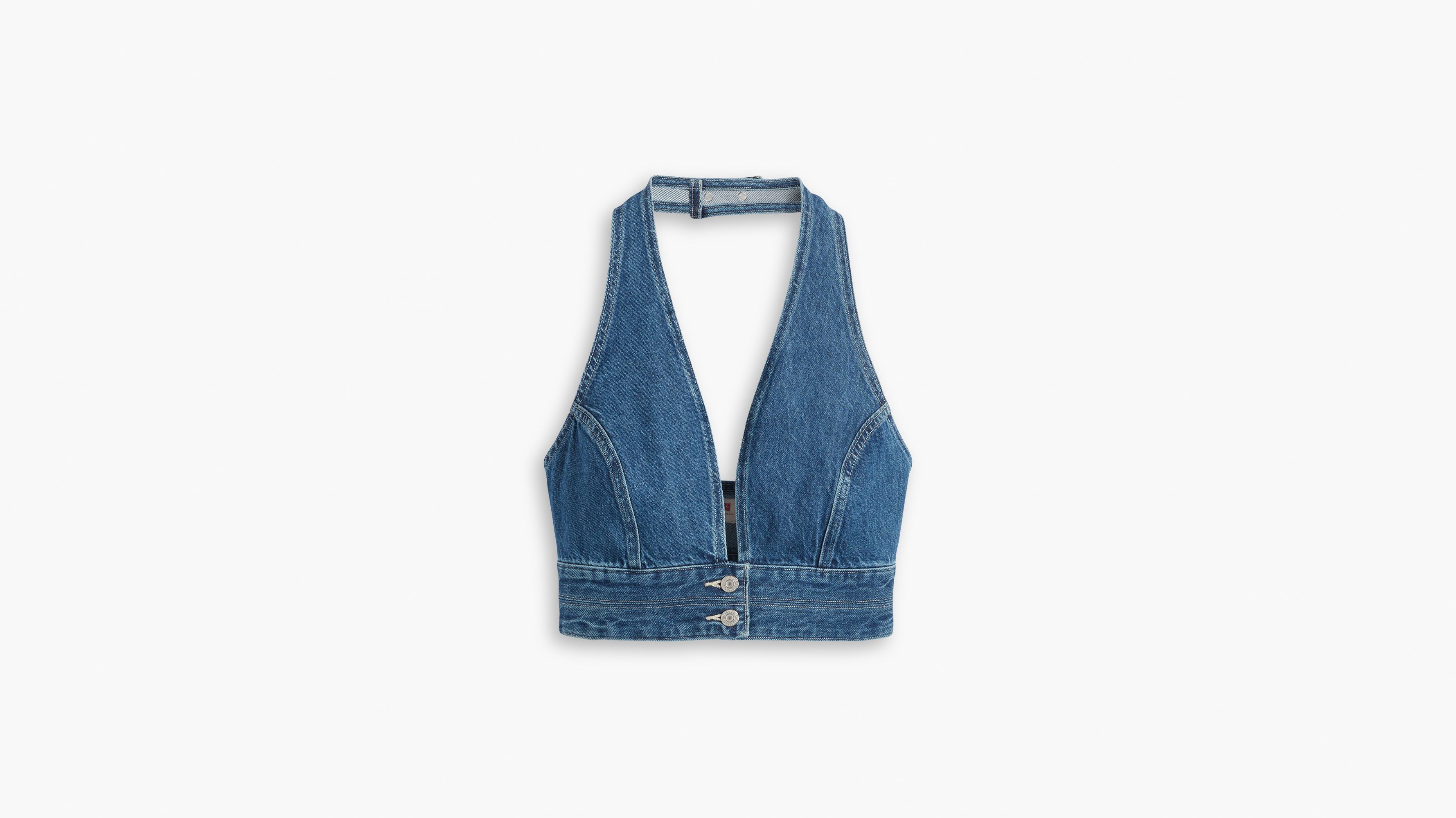 Levi's® Daisy Denim Halter Top sold by Levi's product image thumbnail 5