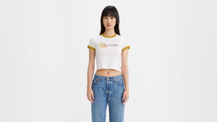 Graphic Ringer Mini Tee sold by Levi's