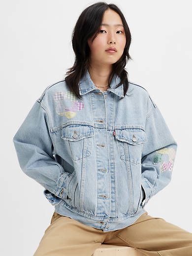 90s Patchwork Trucker Jacket sold by Levi's