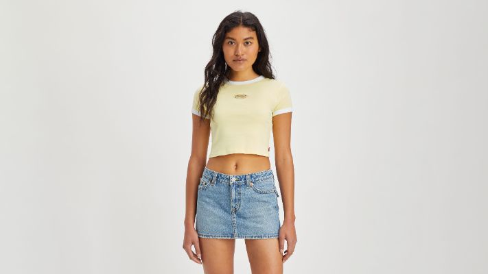 Graphic Ringer Mini Tee sold by Levi's