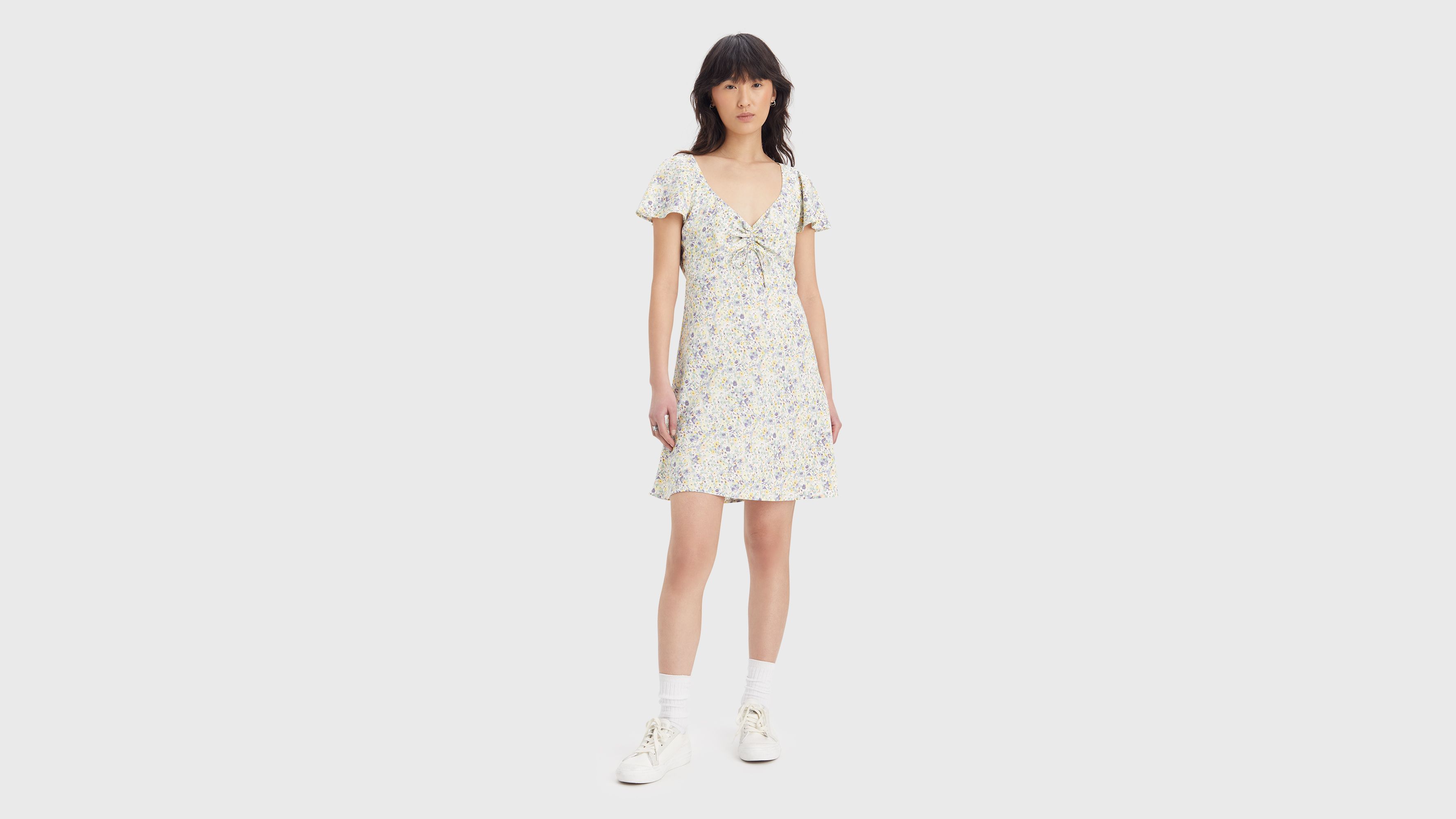 Skylar Flutter Sleeve Dress sold by Levi's product image thumbnail 2