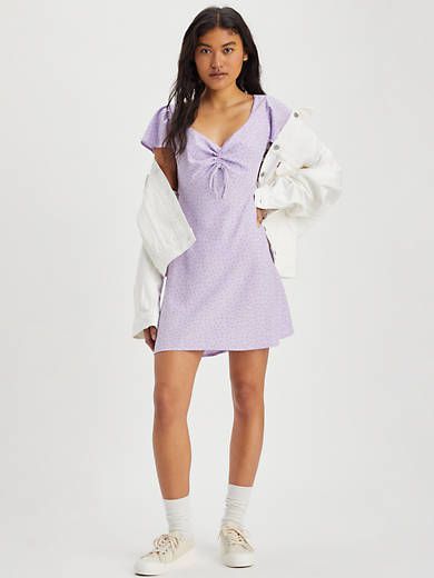 Skylar Flutter Sleeve Dress sold by Levi's