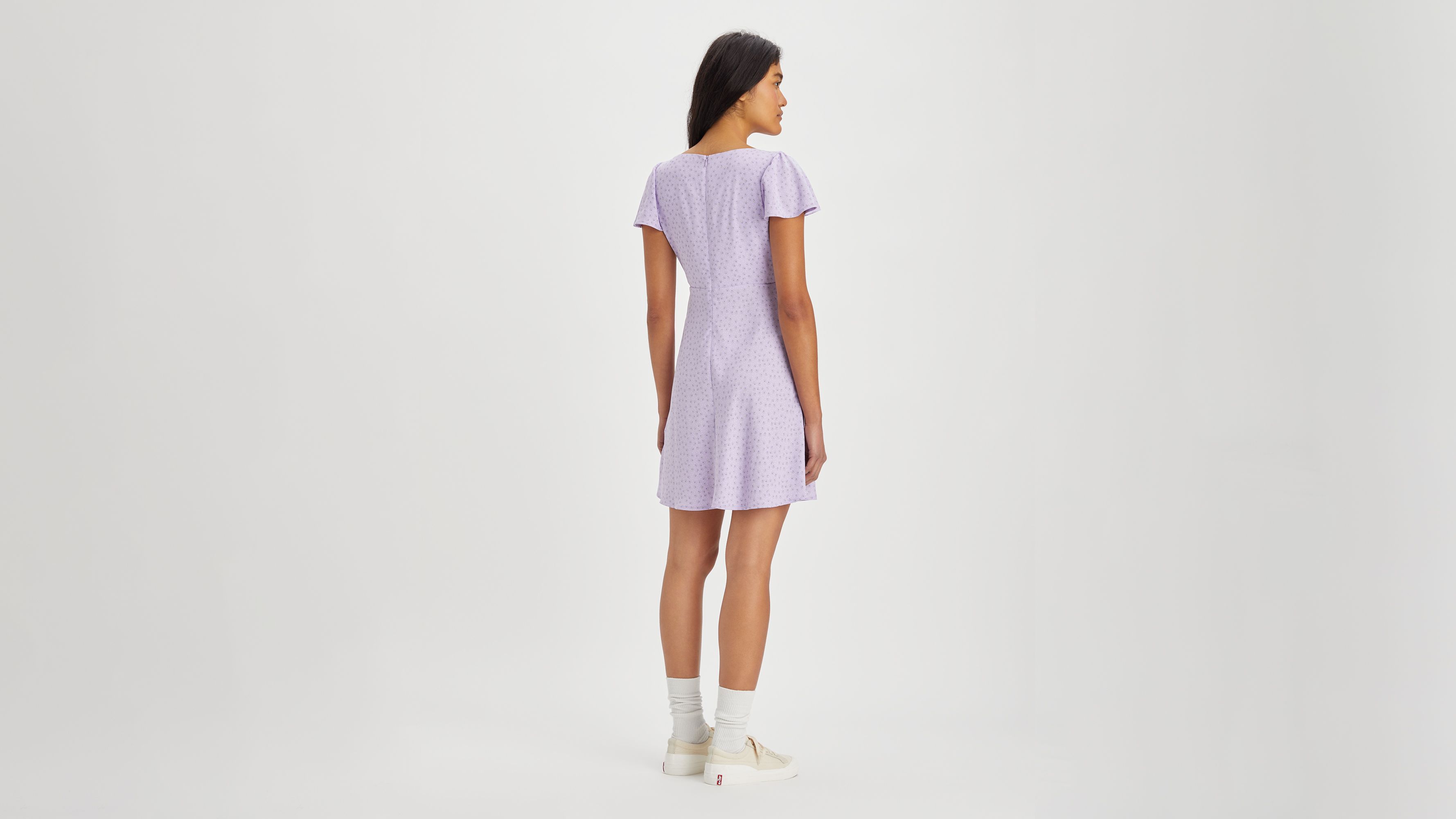 Skylar Flutter Sleeve Dress sold by Levi's product image thumbnail 3