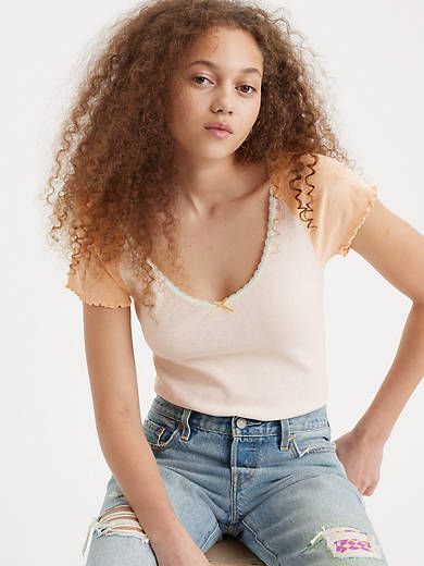 Dry Goods V-Neck T-Shirt sold by Levi's